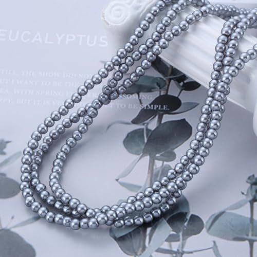 Layered Beaded Choker Necklace Handmade Glass Seed Beads Necklace Layering Twisted Bead Chain Clavicle Necklace Double Layers Round Beads Strand Necklace Jewelry for Women - style: 3 rows