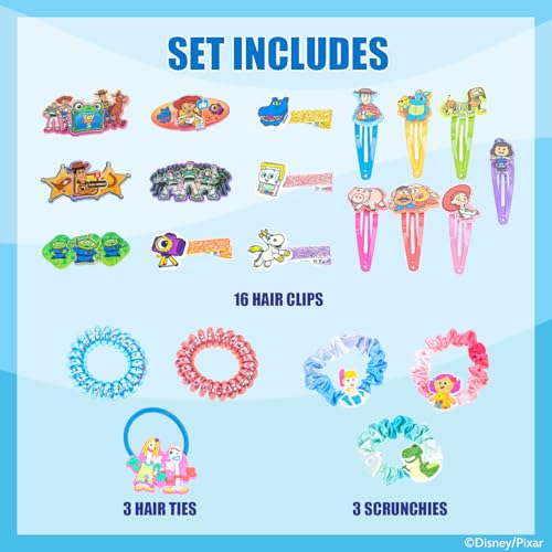 Toy Story Hair Accessories Set with Hair Clips & Bows - color: Disney Toy Story