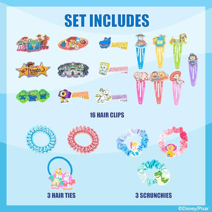 Toy Story Hair Accessories Set with Hair Clips & Bows - color: Disney Toy Story