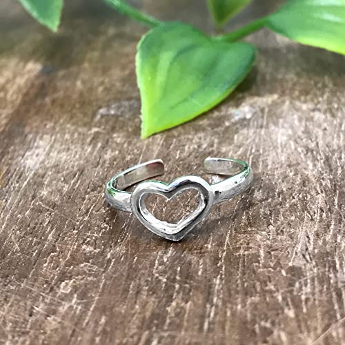 Gem Avenue 925 Sterling Silver Toe Rings Collections – Beach, Celtic, Heart, Dolphin, Flower & More Designs for Women – Elegant Adjustable Summer Jewelry - style: Style 13