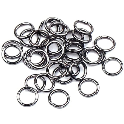 1000PCS Jewelry Making Accessories Set, 100 Lobster Claw Clasps 300 Crimp Beads Crimp Beads Clasps Caps 600 Open Jump Ring Connectors for DIY Bracelet Necklace Crafts Jewelry Making(Gun Black) - color: Gun Black