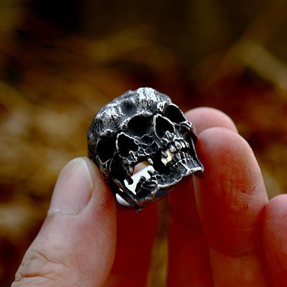 2023 Skull Ring Cool Evil Death Punk Rock Stainless Steel Rings Aly Style Jewelry - style: R1023