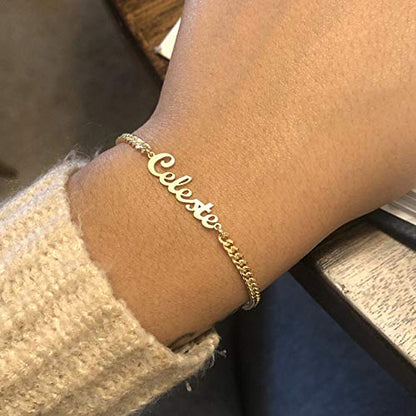 Ankle Bracelet for Women Personalized Name Anklet 18K Gold Plated Custom Dainty Anklet Bracelet Beach Jewelry for Girlfriend - color: Style 03