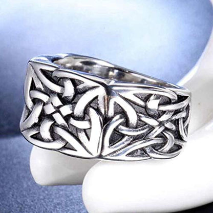 Jude Jewelers Stainless Steel Celtic Knot Signet Style Anniversary Statement Biker Ring