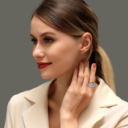 Resin Chunky Rings for Women Multicolor Acrylic Plastic Rings Set Cute Trendy Aesthetic Y2k Statement Rings Thick Dome Heart Knuckle Finger Jewelry - color: 3PCS