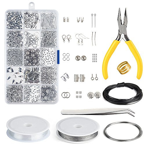 Kuuqa Jewelry Making Kit Jewelry Findings Starter Kit Jewelry Beading Making and Repair Tools Kit