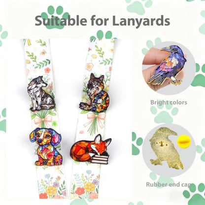 4/6/9/10/12/16/20PCS Cute Enamel Pins Bulk Set, Art Aesthetic Lapel Brooches, Humorous Quote Pins for Backpacks Jackets Hats Bags, Novelty Cool Badges for Women, Men, Teens, Kids - style: 12pcs Animal