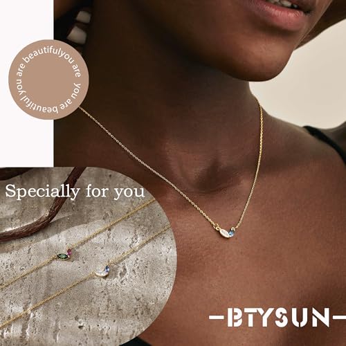 2026 Graduation Gifts Birthstone Necklace for Women Dainty Gold Necklace with 2 Birthstone Birthday Gift for Her Teen Girl Gift Trendy Stuff for Her Mom Daughter Girlfriend Friend Christmas Stocking Stuffers - color: 02-12 Feb & Dec, style: 1A