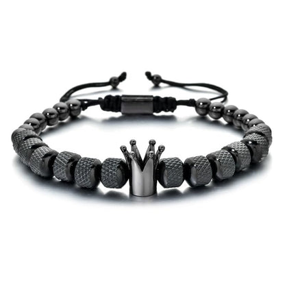 Vintage Stackable Bead Bracelet Set For Men Women Handmade Bohemian Style Multilayer Adjustable Elastic Bead Bracelet Fashion Punk Jewerly Gift - style: Style 9