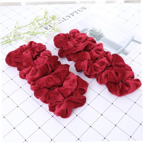 Ipetboom Unique Christmas Hair Ties 12 Pieces Elastic Hair Bands for Women Girls Ponytail Holders Fashion Hair Accessory Set