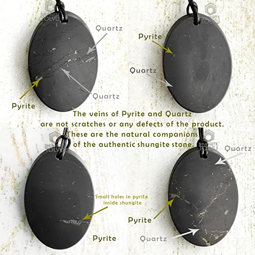 Shungite Pendants - Various Geometric Shapes - Authentic Stone - Certified - style: Goodness