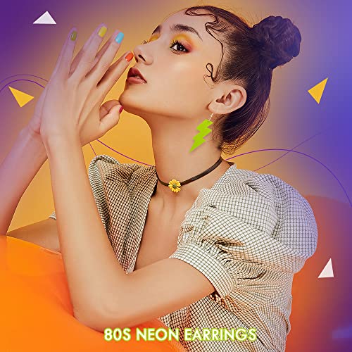 KINIVA Leather Dangle Earrings for Women Trendy, Lightweight Leaf Circle Lightning Earrings Drop, Jewelry Gifts for Women - color: 155 Green