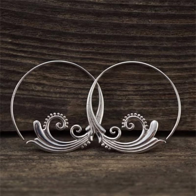 Retro Exaggerated Drop Earrings Personality Vintage Carved Dangle Earrings Daily Accessories Party Valentine's Day Jewelry Gifts for Women - style: Retro Style 14