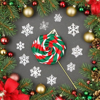 WCRAZYE Men Cloth Rose Flower with Gold Leaf Brooches Men's Satin Lapel Pins with Metal Chain Red Blue Rose Floral Lapel Stick Handmade Boutonniere Pins for Suit Wedding Brooch Career Suit Tuxedo of Shirts Tie Hat Scarf for Birthday Wedding Gift - color: