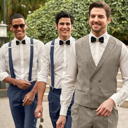 QCWQYML Black Bow Ties for Men Pre-Tied Mens Bow Tie Classic Crystal Brooch Chain Bowtie Adjustable Bowties Tuxedo Party - color: (Gold/Blue)-black