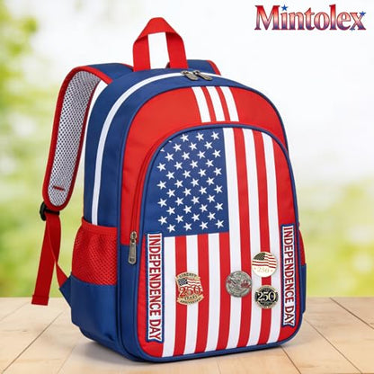 250 Patriotic Pins Set 4PCS 250th Anniversary Lapel Pins for Women Men 1776-2026 American Flag Liberty Bell Brooch Set Independence Day Enamel Pins for July 4th Patriotic Accessories