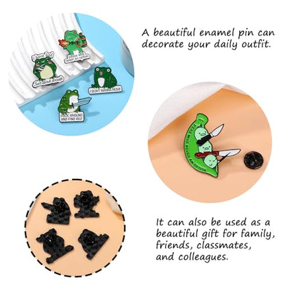 Cute Enamel Pin Sets for Backpacks and Jackets - color: JH-098