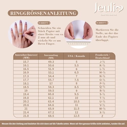 Jeulia Womens Wide Eternity Ring Wedding Band, Milgrain Round Cut 18k White Gold Plated Eternity Band Ring Romantic Birthday Anniversary Jewelry with Gift Box - color: Rose Gold