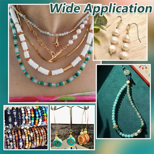 PH PandaHall 300PCS Golden Spacer Beads, 6 Styles Alloy Disc Spacers Donut Bicone Flower Loose Beads Snowflake Gear Jewelry Bead Charm for Bracelet Necklace Earring Jewelry Making Supplies - color: Gold Flower