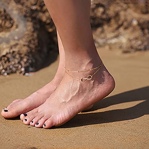 Anklet for Women S925 Sterling Silver Adjustable Foot Chain Ankle Bracelet Anklets Jewelry