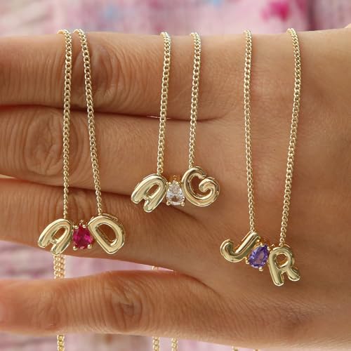 Initial Pendant Gold DIY Name Necklace Accessories Suitable for 1mm Chain - style: Letter-P