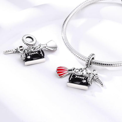 CYCUFF 925 Sterling Silver Charms Suitable for Charm Necklaces, Bracelet Pendants Beads Jewellery Gift for Women - color: Costume Design Charm