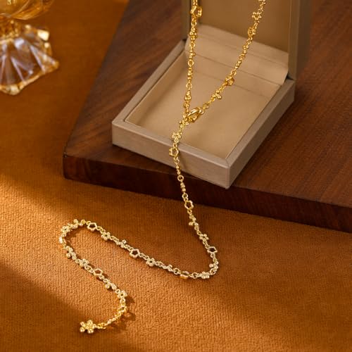 Gold Plated Long Y Necklace for Women,Adjustable Lariat Chain Statement Jewelry, Trendy Accessory for Party Date Night Daily Streetwear - color: C