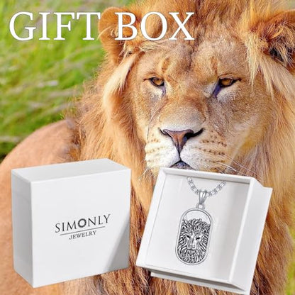 SIMONLY Zodiac Necklace 925 Sterling Silver Constellation Necklace Zodiac Sign Necklaces Horoscope Jewelry Christmas Birthday Astrology Gifts for Women Men Unisex - style: Leo