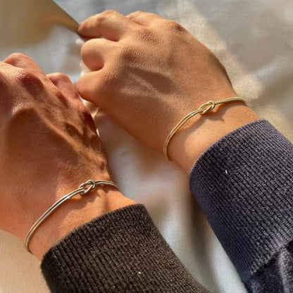 Matching Bracelets for Couples Love Knot Bracelet Pinky Promise Soulmate Relationship Friendship Bracelets Forever Infinity Jewelry Gifts for Women Her Him - style: FRIEND-G+S