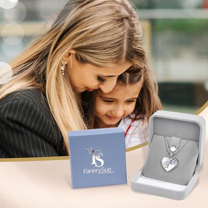 Fanery Sue Personalized Pet Locket Picture Necklace,Dog Cat Memory Gift | Custom Engraved Heart Photo Lockets Necklaces,Dog Cat Sympathy Memorial Jewelry for Women Men - color: Sliver, style: Cat & Dog