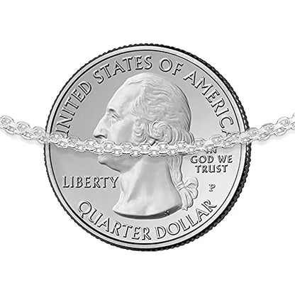 Savlano 925 Sterling Silver 9, 10 Inches Chain Anklet for Women Comes With a Gift Box - style: Bismark