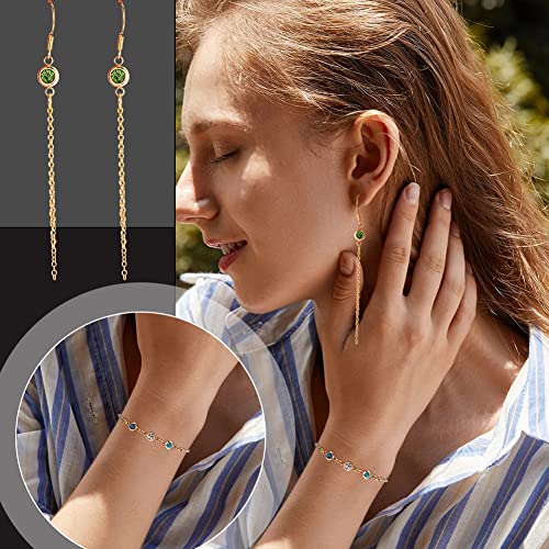 UNICRAFTALE 304 Stainless Steel Golden Rhinestone Connector Charm Flat Round Links Charms Double Loop Ring Charm Necklace Bracket Charms for Jewellery Making - color: 12 Color
