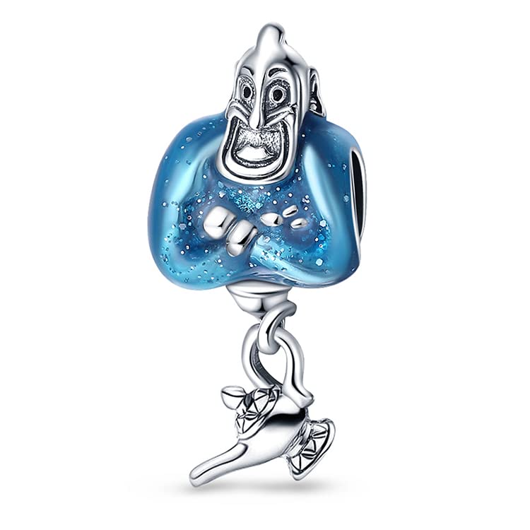 LIGHTDOG 925 Sterling Silver Charms for Bracelets Necklaces Dangle Pendants Beads Charms Fits Pandora Charms Bracelets Jewelry Holidays Gift for Women - style: Cartoon characters and teapots Charm