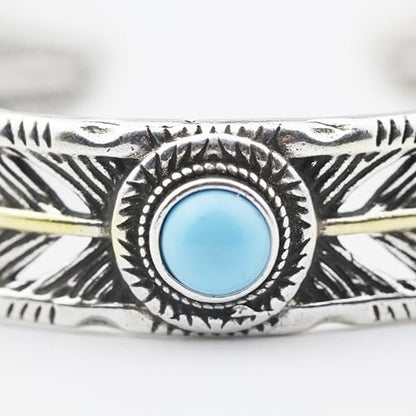 Innocence S925 Silver-Plated Antique Wide Feather Cuff Bracelet For Men Women Adjustable Retro Twisted Feathers Bracelets Gift Jewelry - color: Wide Feather