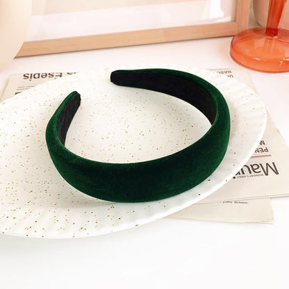 Christmas Velvet Headbands for Women Head Bands Diademas Para Mujer De Moda Hairbands for Women Girls Red an Green Holiday No Slip Headband Cute Hairbands Hair Accessories - color: Pack-C
