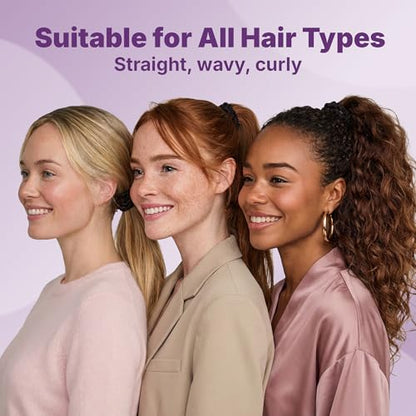 Goody Ouchless Quarter Inch Satin Scrunchies, Frizz Fighting, No Damage Scrunchies, All Hair Types, Gentle, Secure & Creaseless Hair Ties for Day and Overnight, Gifts for Women & Girls, 5 Ct, Black - style: Quarter Inch/Small