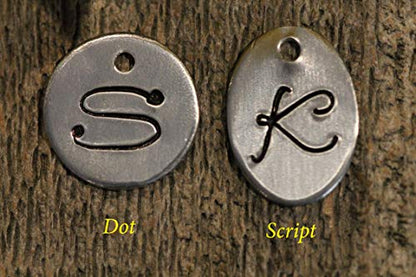 Triple Disc Layered Necklace Set, Monogram Layering Necklace, Stacked Necklaces, Multi Strand Necklace, Family Initial Necklaces, Kid's Initials