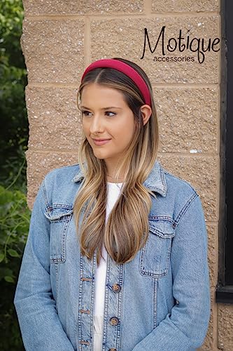 Red Padded Headband for Women - color: Red