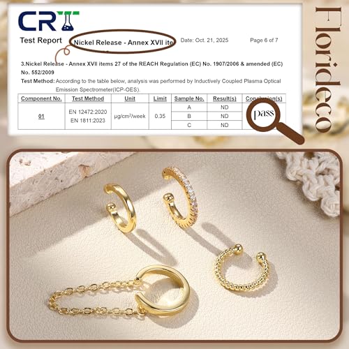 4Pcs Ear Cuffs Non-Piercing for Women Dainty 14K Gold Plated Clip On Cartilage Earrings Hypoallergenic Huggie Hoop Cuffs Fake Earings for Non Pierced Ears - color: Classic-14K Gold Plated