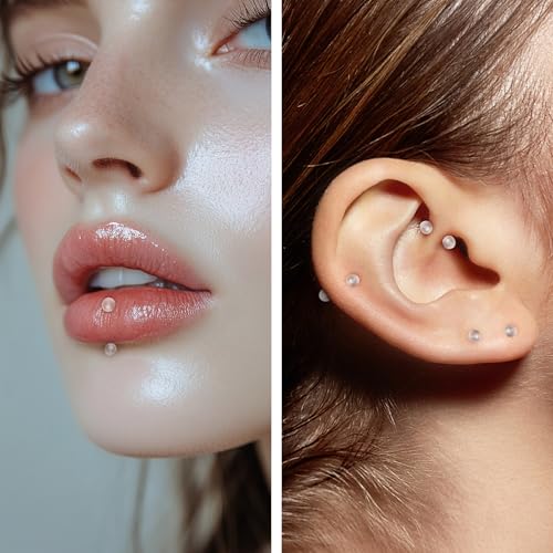10pcs Plastic Belly Button Rings 14g Plastic Pregnancy Belly Rings | Curved Barbell Navel Piercing Retainers Jewelry Invisible Navel Ring for Work Surgery