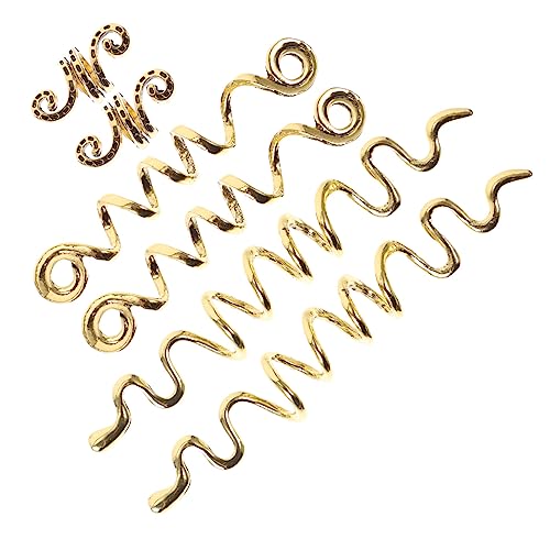 6pcs Braid Hair Clips for Women Dreadlock Braiding Accessories Set Spiral Coils Hair Cuffs Fashion Headband for Daily Wear