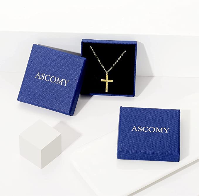 ASCOMY Layered Necklaces for Women Dainty Gold Necklace 14K Gold Plated Herringbone Necklace for Women Pearl Cross Necklace Paperclip Cuban Figaro Rope Satellite Chain Gold Choker Trendy Jewelry Gift - style: 3Layer O Chain Pearl Cross-SL