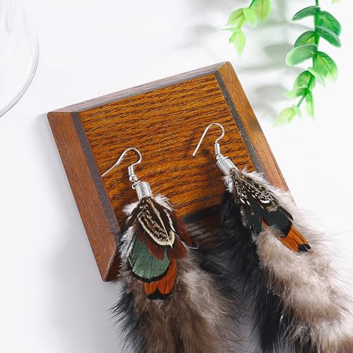 Bohemian Feather Dangle Earrings for Women with Shell Beads Long Tassel Design Drop Earrings - style: Style-Grey