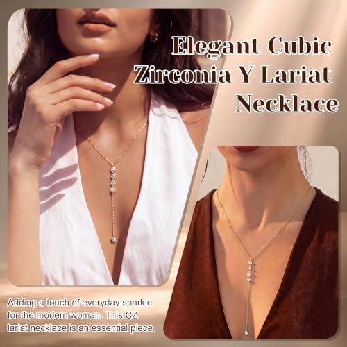 14K Gold/Silver Plated Miraculous Medal Rosary Cross Necklace Women | Miraculous Medal Y-Chain Rosary Necklace, Premium Gift Box, Catholic Milestone Gifts, Daily Faith Wear - style: Gold Style2