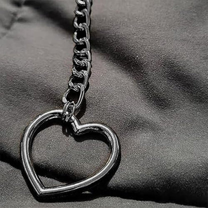 choice of all Rose Gold Necklaces Lariat Necklace for Women Slip Chain Necklace Y-Shaped Pendant Necklaces Trendy Jewelry Gifts - color: heart chain necklace-silver