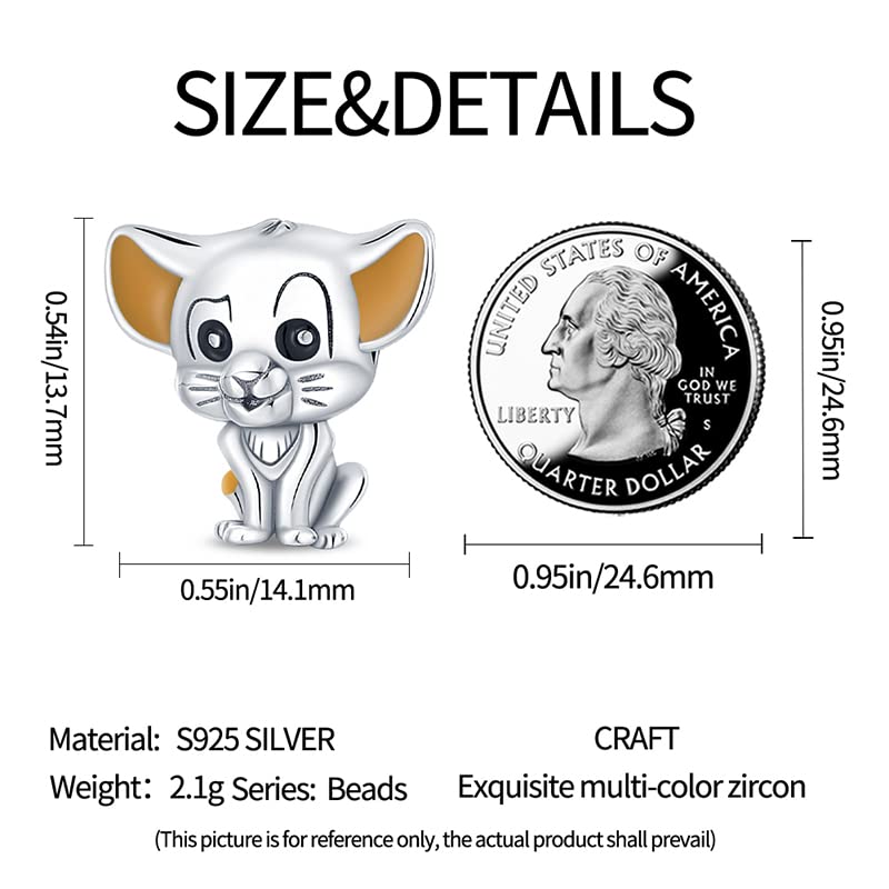 LIGHTDOG 925 Sterling Silver Charms for Bracelets Necklaces Dangle Pendants Beads Charms Fits Pandora Charms Bracelets Jewelry Holidays Gift for Women - style: Xingba puppy Charm