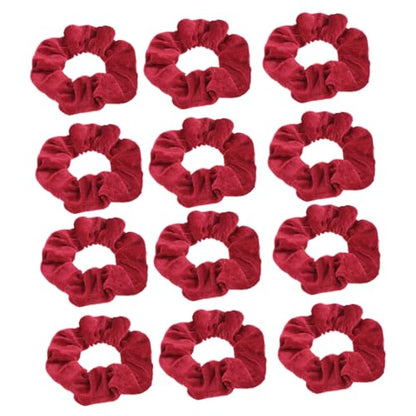 Ipetboom Unique Christmas Hair Ties 12 Pieces Elastic Hair Bands for Women Girls Ponytail Holders Fashion Hair Accessory Set