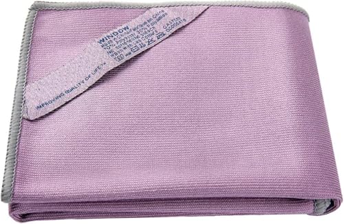 Longmann NorwexWindow Cleaning Cloth, Glass Cloth, Only Use Water, No Chemical Needed, Streaks Schatches Free, Just Add Water (Purple 1 Pack) - color: Purple 1 Pack