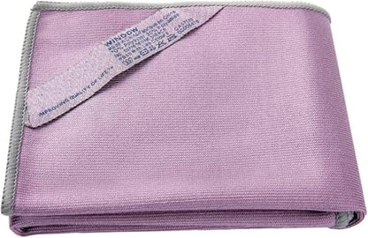 Longmann NorwexWindow Cleaning Cloth, Glass Cloth, Only Use Water, No Chemical Needed, Streaks Schatches Free, Just Add Water (Purple 1 Pack) - color: Purple 1 Pack