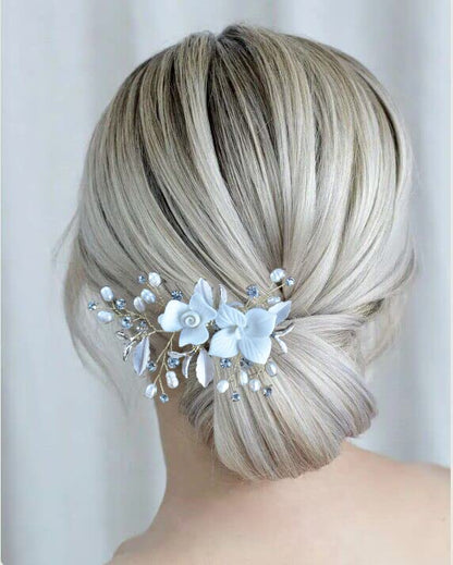 Wedding Hair Comb Clip, Wedding Hair Accessories for Brides, Crystal Bridal Hair Accessories Headpieces for Women, Girl, Party, Prom, (Style B) - style: Style B